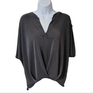 Jolie Charcoal Women's Hi/ Low Blouse
